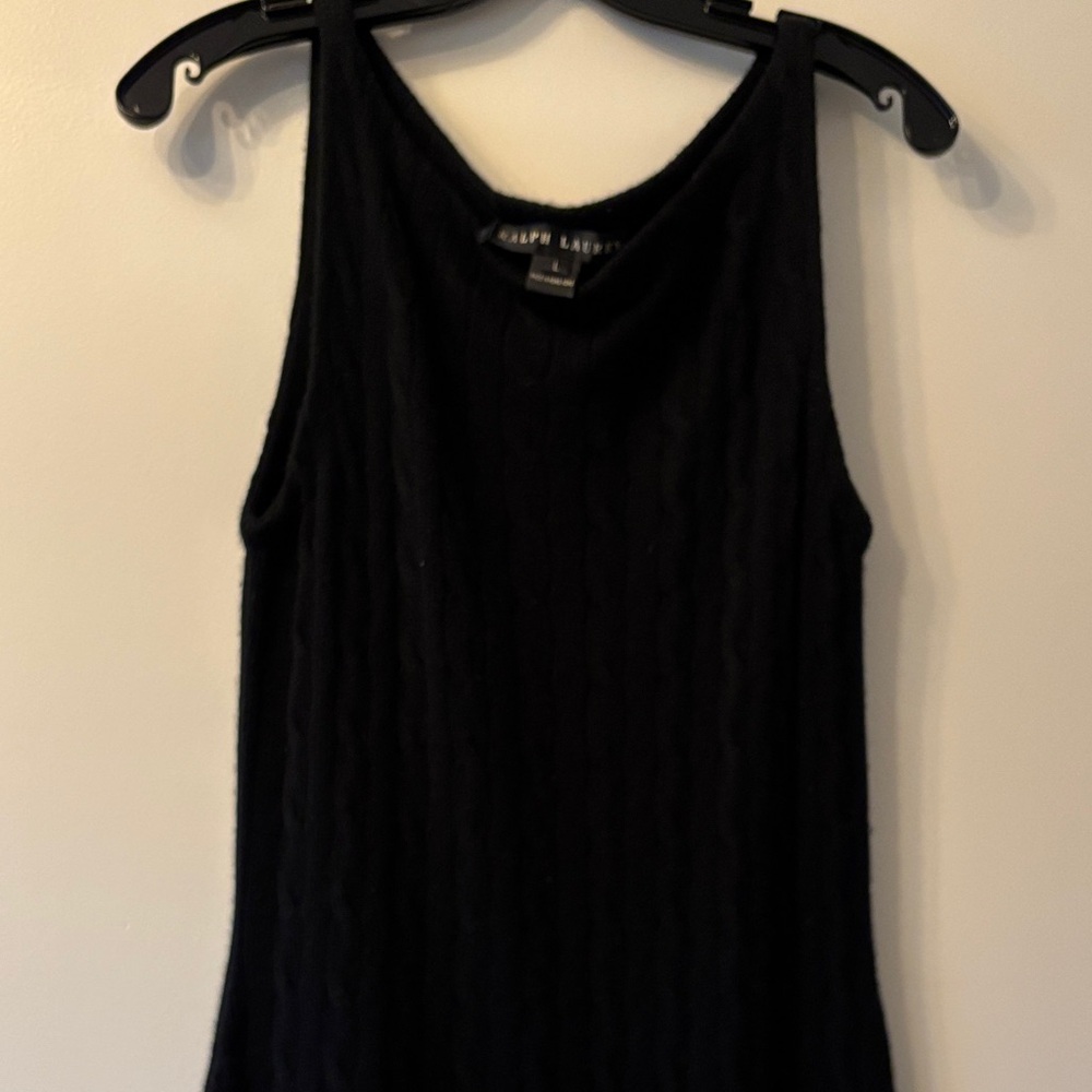 Ralph Lauren Elegant Black cashmere dress